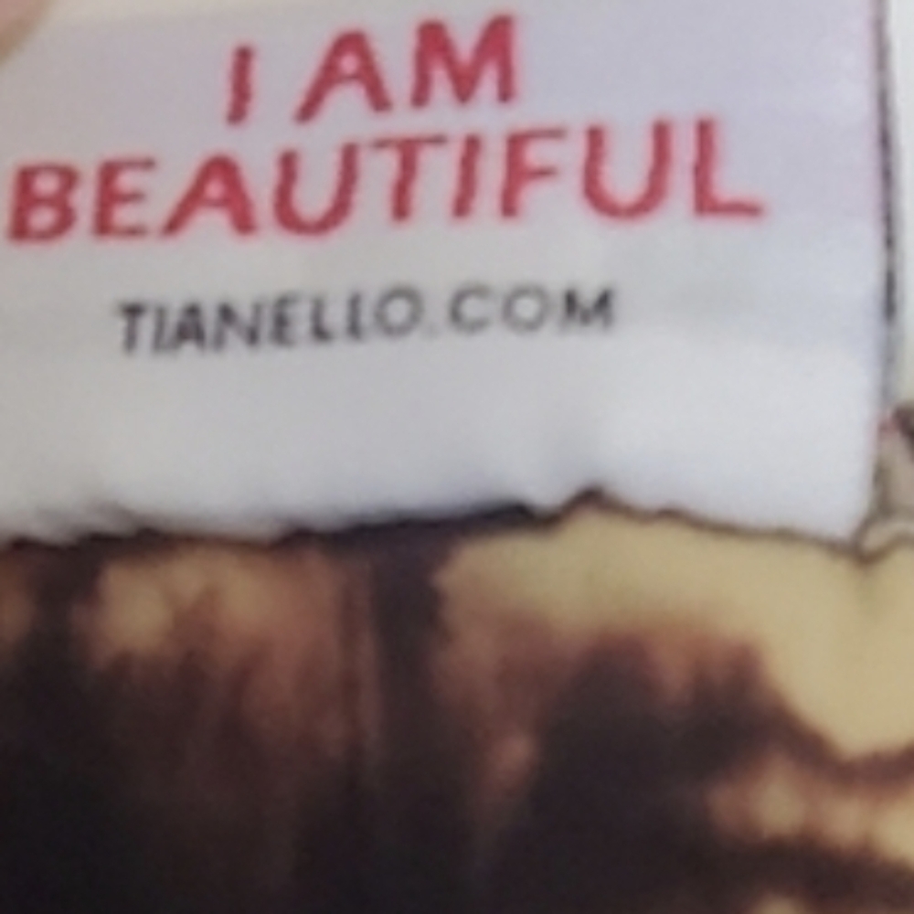Tianello XL Tie-Dye Eclectic Spaghetti Strap Dress Garden Fairy Artsy Whimsical - Picture 6 of 6